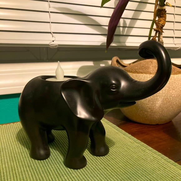 PartyLite Elephant Tea Light Candle Holder